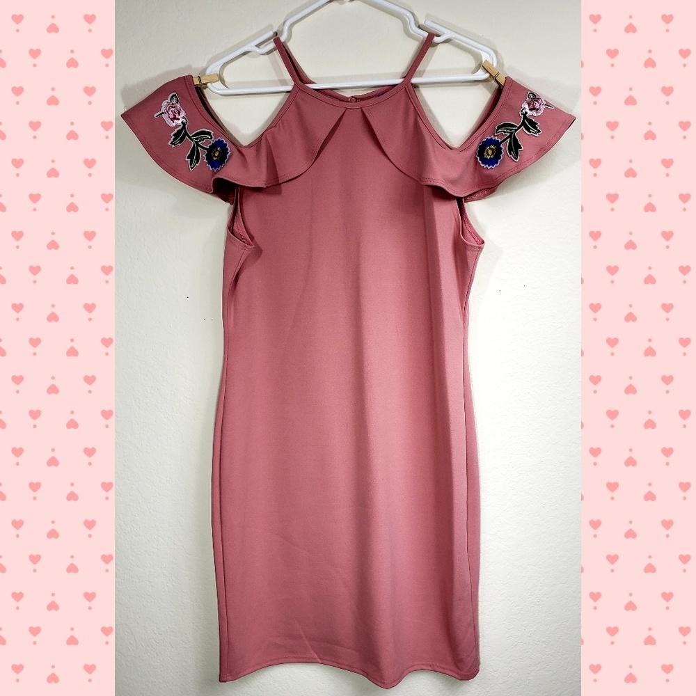 NEW Spring Summer Pink Ruffle Girly dress plus - Picture 6 of 8